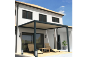Pergola toile SUNLIGHT Gris anthracite - 4,00x4,00m OMBRAZUR - 7