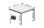 Ombrazur Pergola Bioclimatique Style - 4