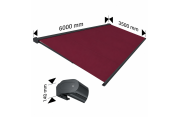 Store banne Coffre intégral PROTECT 2 Gris Anthracite Rouge - 4