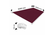 Store banne Coffre intégral PROTECT 2 Blanc Rouge - 4