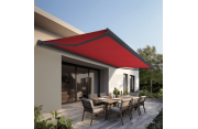 Store banne Coffre intégral PROTECT 2 SMART Gris Anthracite Rouge - 1