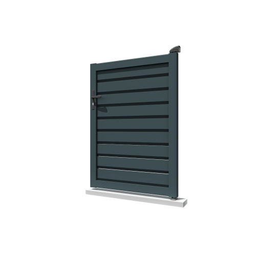 Portillon brise-vue Gris anthracite - 1 2