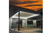 Pergola Bioclimatique COCOON XL Mixte Gris anthracite / Blanc 4,50x6,037m OMBRAZUR - 3