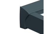 Pergola isotoit® CLASSIC Gris anthracite 3,74x3,00m OMBRAZUR - 4