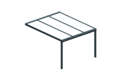 Pergola isotoit® CLASSIC Gris anthracite 3,74x3,00m OMBRAZUR - 3