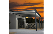 Pergola isotoit® CLASSIC Gris anthracite 6,19x3,50m OMBRAZUR - 2