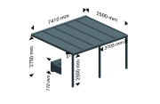 Pergola isotoit® CLASSIC Ombrazur - 5