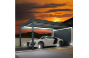 Carport isotoit® MODERN Gris anthracite 3,78x5,00m OMBRAZUR - 2