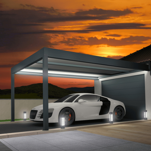 Carport isotoit® MODERN - 1 2