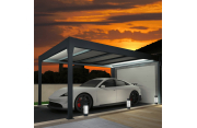 Carport isotoit® MODERN îlot Gris anthracite 6,26x4,50m OMBRAZUR - 2