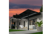 Pergola solaire POWER Gris anthracite 3,442x3,494m 2400W OMBRAZUR - 2