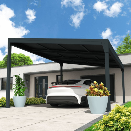 Pergola solaire ENERGY 1 pente - Ombrazur - 1 2